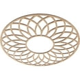 thumbnail image 2 of 32"OD x 11"ID x 1/4"T Cannes Wood Fretwork Pierced Ceiling Medallion, Alder, 2 of 3