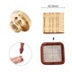 thumbnail image 5 of Estampilla DIY Art Seal Head Craft Supplies Metal para empaquetar álbumes de recortes (cuadrado) Wdftyju Libre de BPA, 5 of 5