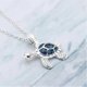 thumbnail image 3 of Turtle Necklace Blue Stone Turtle Pendant Necklace Girls Ladies Jewelry Gifts Girls Birthday Gifts--Colorful-Product code 49550 Colorful, 3 of 5