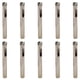 thumbnail image 5 of Brocas para abrir agujeros, 10 Uds., brocas para abrir agujeros de 6mm, brocas para sierra de carpintería de vástago redondo de acero de alta velocidad para mármol de vidrio, 5 of 14