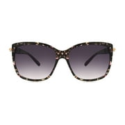 Foster Grant Women's Square Black Floral Sunglass