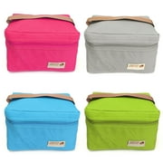Thermal Lunch Bags Meigar Portable Lunch Insulated Bags Double Deck Waterproof Thermal Hot Cold Bag Travel Picnic Storage