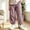 Purple, variant on Xdegoge Tween Girls Jogger Pants Elastic Waist Athletic Loose Casual Wide Leg Sports Sweatpants with Pockets Running Sports Activewear Trousers