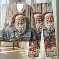 thumbnail image 5 of successthop Womens Plus Size Christmas Pajamas Santa Long Sleeve Lapel Button Sleepwear and Pj Pant Xmas Nightwear Blue, 5 of 6