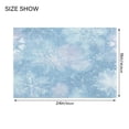 thumbnail image 2 of 2 Piece Bath Mat Set with U-Shaped Toilet Mat and Rectangle Bath Rugs Non Slip Machine Washable Bathroom Mats Delicate Snowflakes Patter, 2 of 7
