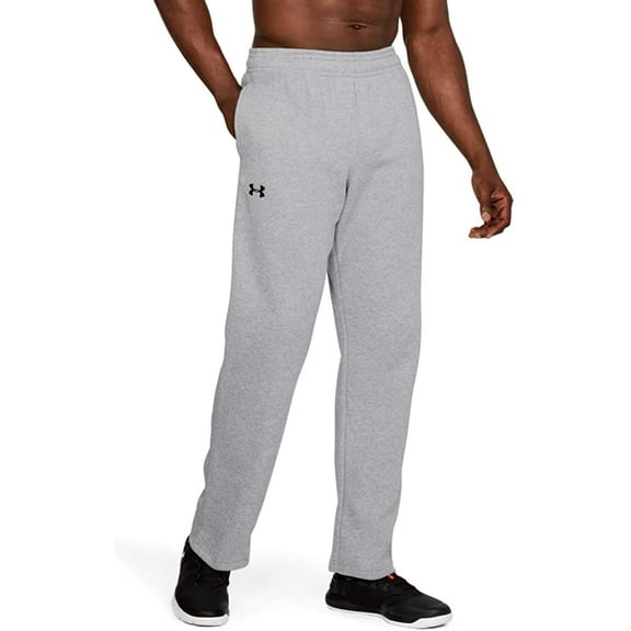 Under Armour Mens Armour Fleece Pants True Gray Heather 025/Black 3X-Large