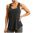 thumbnail image 3 of Yanchicy Tank Top for Women U Neck Sleeveless Quick Dry Stretch Loose Spring Summer Workout Athletic Casual Active Top, 3 of 7