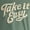 MILITARY GREEN, variant on Humor Men's and Big Men's Take It Easy Graphic Cotton Tee with Short Sleeves, Sizes S-3XL