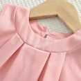 thumbnail image 4 of ZACPNCV Toddler Girl Clothes 2 Piece Girls Outfits Set Sleeveless Top and Wide Leg Pants Sets for Spring Summer Pink 3-4 Years, 4 of 9
