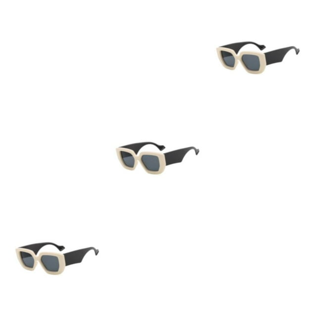 tamizeot Reader Glasses Large Frame Reading Eyewear Lens Square Design Transparent Computer Sweet Gift Type 1 3Set