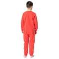thumbnail image 5 of DC Boys' Classic The Flash One-Piece Front Zipper Union Suit Footless Sleep Pajama, 5 of 6