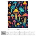 thumbnail image 4 of ARISTURING  Mushroom Blanket for Kids Adults Lightweight Flannel Throw Blanket for Sofa Couch Living Room Bed Gift Ultra Soft Summer, 4 of 6