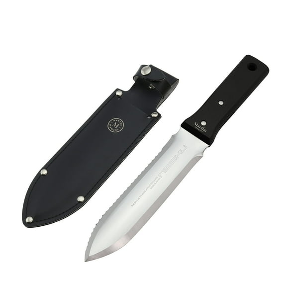 Martha Stewart MTS-HHK1 7.25in Hori-Hori Stainless Steel Tomita Weeding Knife (Sand)