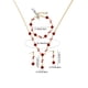thumbnail image 3 of Delicate Collarbone Necklace Bracelet And Earrings Jewelry Set Sweet Lights Luxuries Gift, 3 of 9