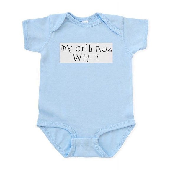 CafePress - My Crib Has Wifi Infant Bodysuit - Baby Light Bodysuit, Size Newborn - 24 Months