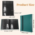 thumbnail image 2 of Unique Bargains Card Binder with 9 Pockets and 20 Pages ["Peacock Green"], 2 of 6