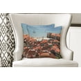 thumbnail image 4 of Ambesonne Colorful Throw Pillow Cover 2 Pack, Nostalgic Lisbon City, 16", Multicolor, 4 of 6