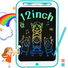 Adofi LCD Writing Tablet, 12 inch Colorful Kids Electronics Child Tablet, Drawing Board Writing Tablet Graphic Tablet, Gift Idea Educational Toys for 3 Years Old and Up