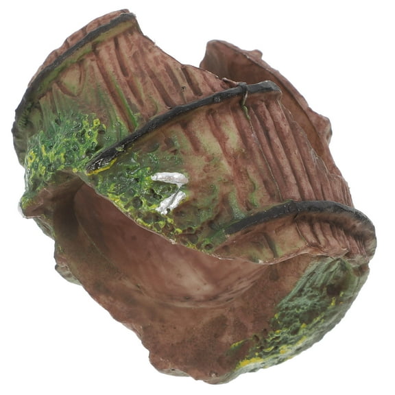 Raindrops Small Spider and Scorpion Hideout Cave Plastic Terrarium Secure Habitat Decor for Reptile Enclosures