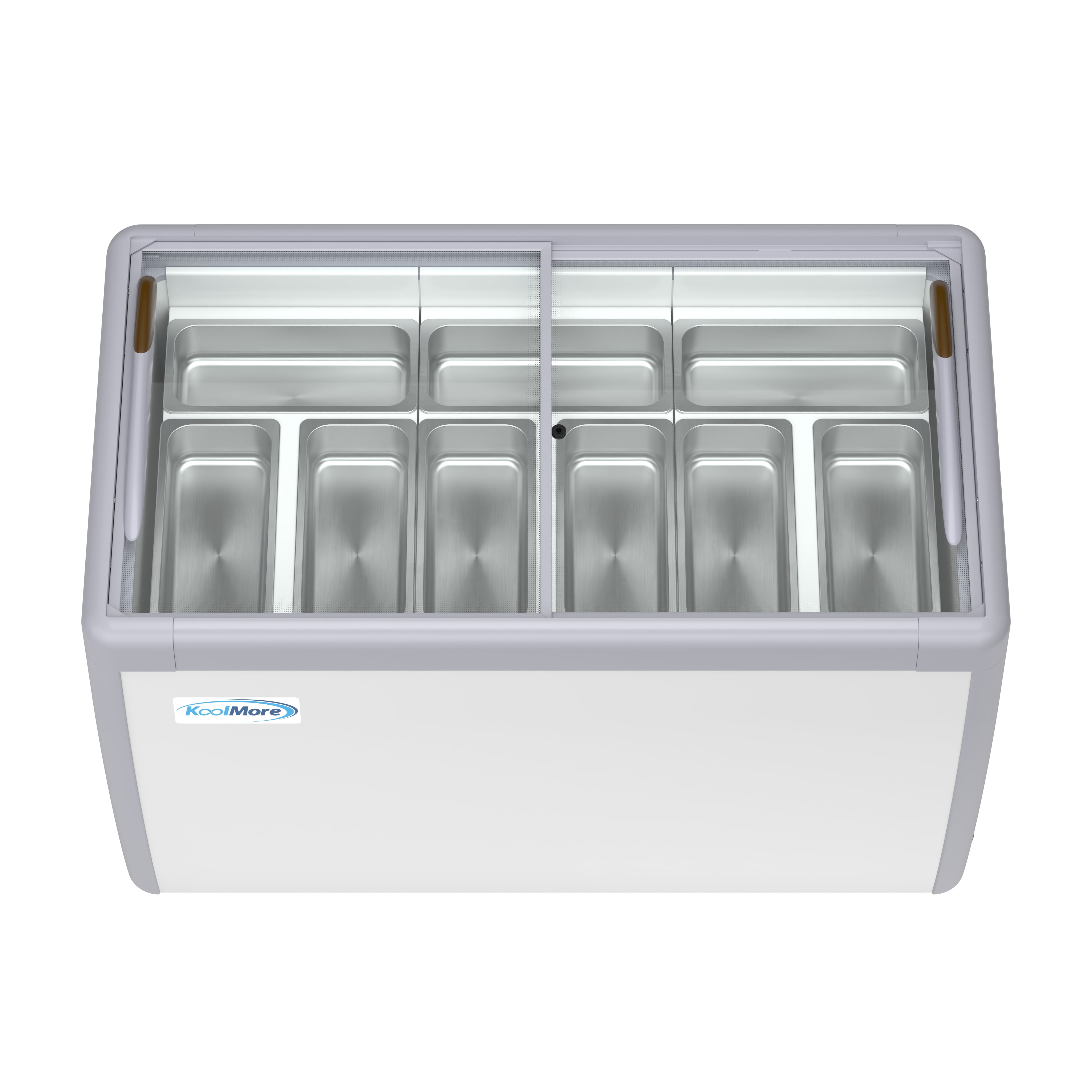 50 in. Gelato Dipping Cabinet Display Freezer with Sliding Glass Door, 13 cu. ft. KM-GDC-49SD