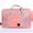Pink, variant on Single Shoulder Folding Second-Generation Airplane Bag, Portable Travel Boarding Storage Bag, Large Capacity Hand Luggage Travel Bag, Blue Polyester - Storage Box X1