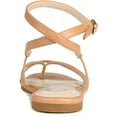 thumbnail image 4 of Journee Collection Womens Serissa Multi Strap Flat Sandals, 4 of 7