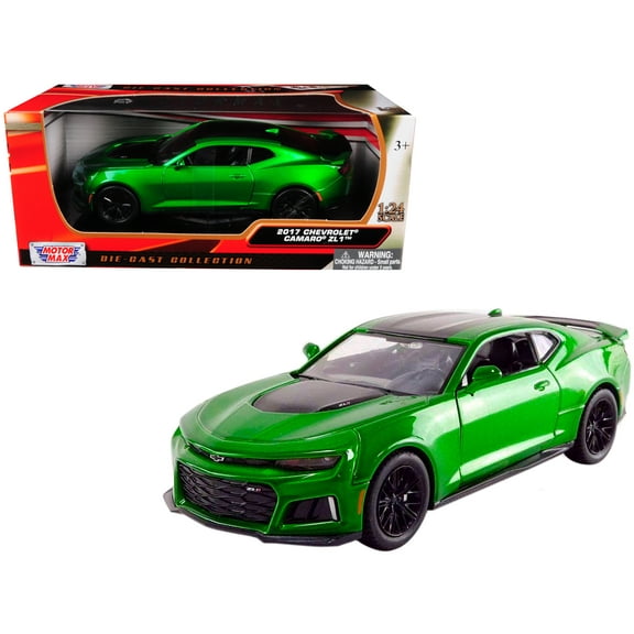 2017 Chevrolet Camaro ZL1 Metallic Green 1/24 Diecast Car Model by Motormax