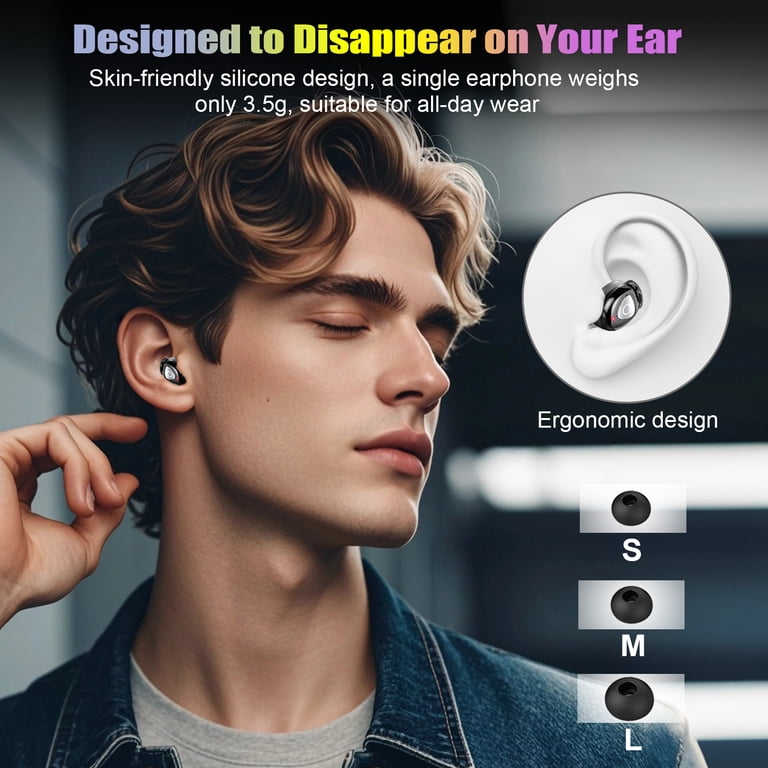 Cillso Wireless Earbuds, Bluetooth 5.4, IP7 Waterproof photo 2