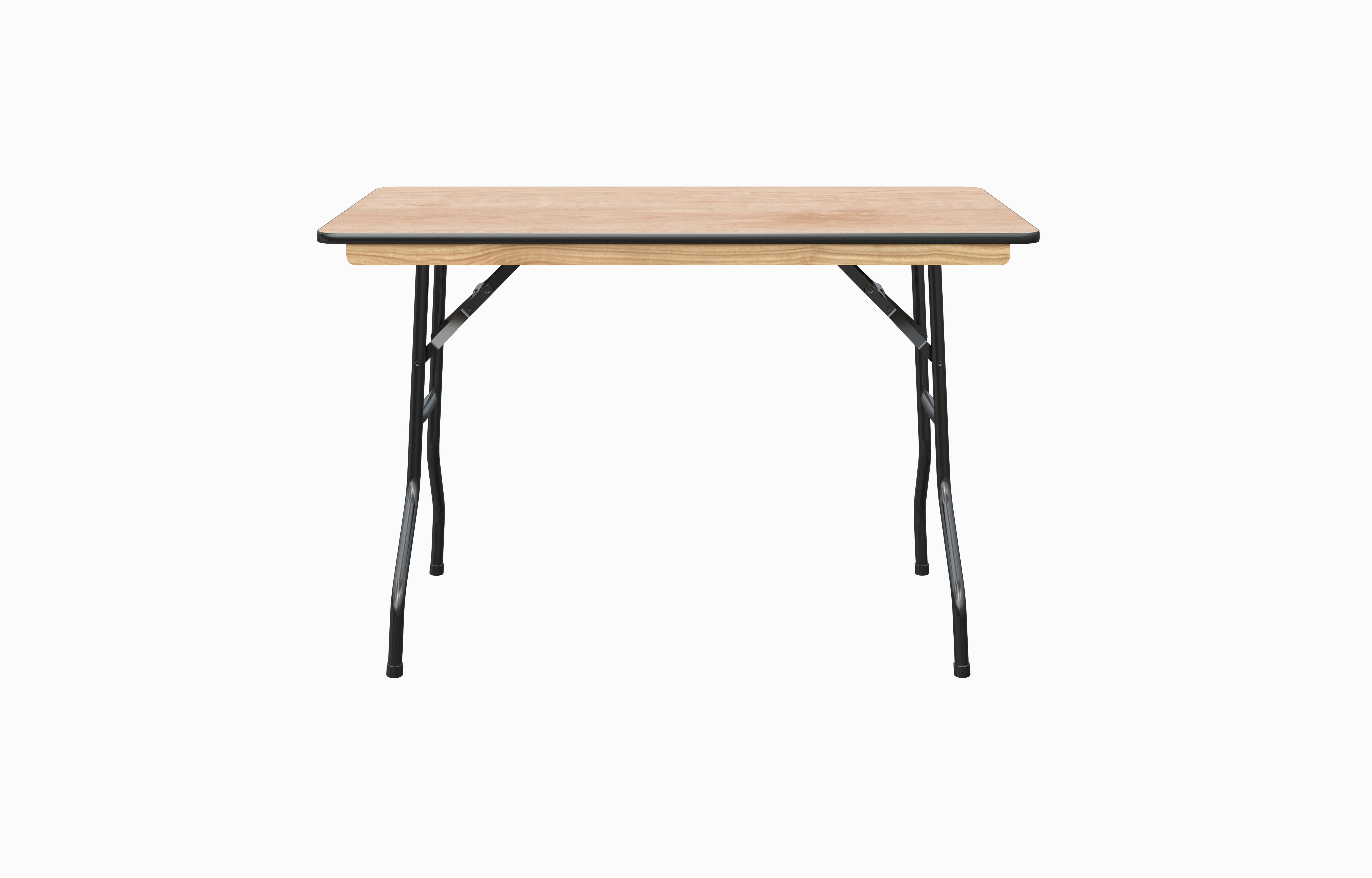 Mainstays 4 ft Wood Top Folding Banquet Table, Natural