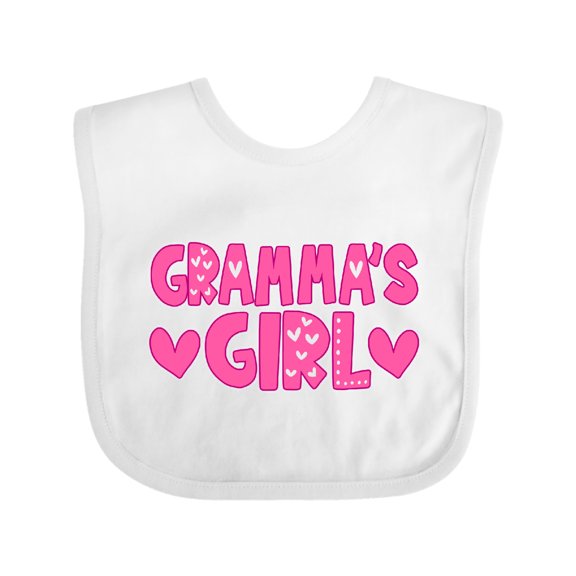 Inktastic Gramma's Granddaughter Gift Girls Baby Bib