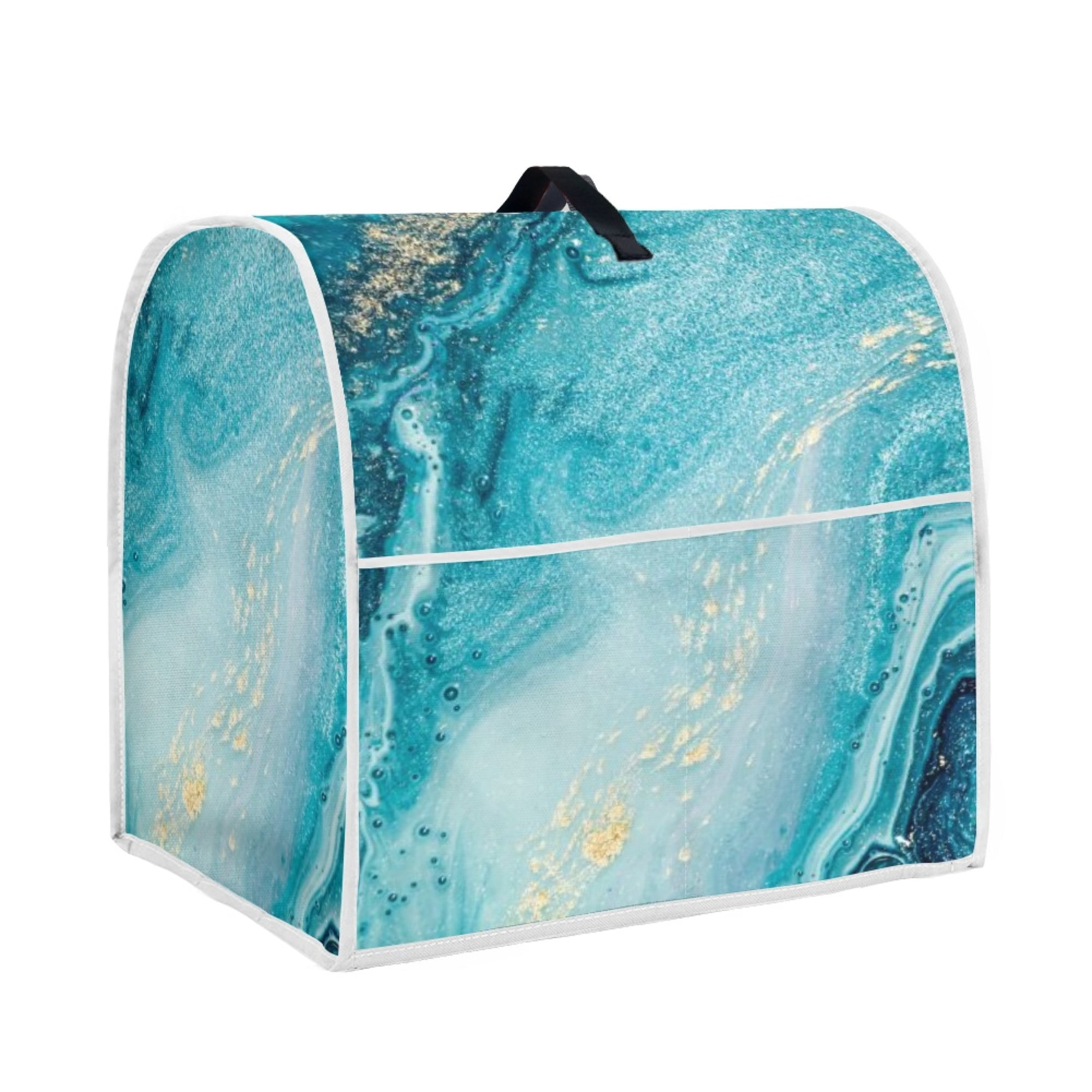 NETILGEN Gold Marble Texture Print Blender Covers for Kitchen Stand Mixer Kitchen Appliance