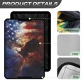 thumbnail image 4 of POLERO American Flag Eagle RV Door Window Shade Cover Privacy and UV Rays Protection Blackout Shades RV Interior Accessories 17.3x26 inch, 4 of 7