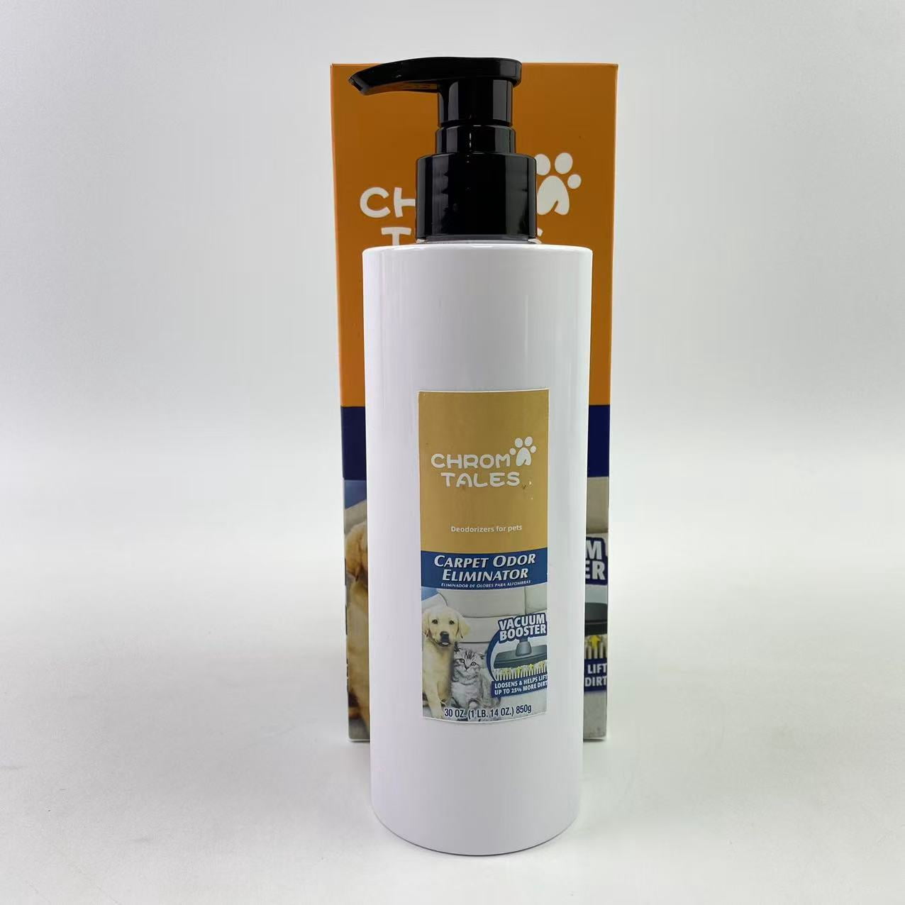 CHROMA TALES Deodorizers for pets,Pet Odor and Stain Eliminator - 30 oz ACTIVE Enzyme Cleaner for Dog & Cat Urine, Stain Remover Spray for Carpet