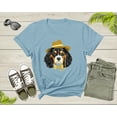 thumbnail image 5 of Pet Dog Doggie Puppy Animal Wearing Yellow Ribbon and Hat T-Shirt Dog Puppy Lover Owner Gift T Shirt for Men Women Kids Boys Girls Tshirt, 5 of 7
