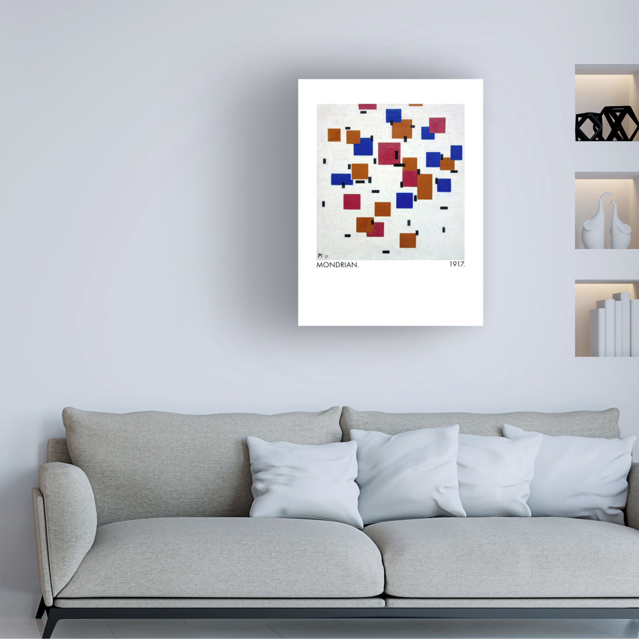 Trademark Fine Art Pictufy Composition in colour A 1917 Canvas Wall Art