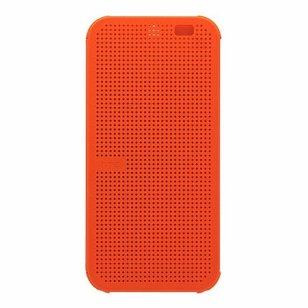 HTC Dot View Case for HTC One M8 Orange