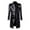 Black1, variant on IWRICH Men's Neck Sequin Shiny Blazers Tuxedo Suit Jackets Mardi Gras Party Show Prom Suits Gold2 S