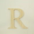 thumbnail image 3 of Package of 1, 14 Inch X 3/4" Thickness Baltic Birch Wood Letter R in The Times New Roman Font, Thick, Upper Case for Art & Craft Project, Made in USA, 3 of 4