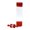 Red, variant on Cylindrical Ferrofluid In A Bottle Liquid Neodymiuma Office Toys 150ml