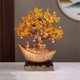 thumbnail image 3 of Árbol de citrino con base alta for decoraciones que atraen riqueza, fortuna y suerte., 3 of 3