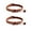 Brown, variant on HOMEIORA 2 Pack Kitten Collar with Bell, Breakaway Cat Collars with Safe Quick Release Buckle for Small Medium Kitty Cats