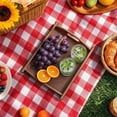 thumbnail image 5 of Miwamany Large Wooden Tray Platter with Handles, Rectangular Solid Wood Serving Board for Snacks Fruit, Decorative Organizer for Living Room Coffee Table Tea Room, 5 of 7