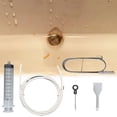 thumbnail image 2 of Gkeoshab Air Tools Refrigerator Drain Tool Refrigerator Drain Hole Unplug Pack Set 150cm Hose Ice Scraper Refrigerator Water Purifier Water Cleaner Blocked Home & Garden, 2 of 9