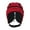 Red, variant on Pebbuoy Rugby Helmet Headguard with Adjustable Strap Ultralight Impact-Resistant Soccer Ski Soft Protective Helmet for Kids Youth