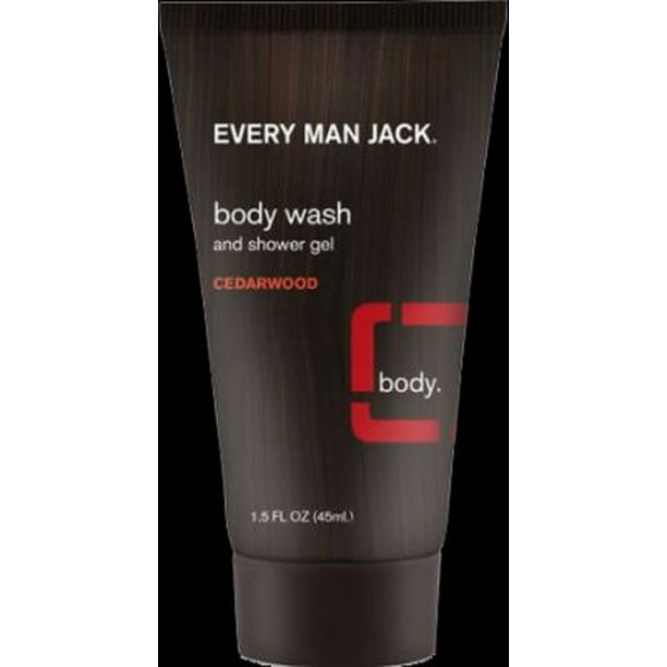 Every Man Jack Body Wash Cedar Wood Body Wash 1 Fl Oz. Walmart