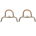 thumbnail image 4 of 2x 27cm Monedero con metal DIY Craft Broche Rectangular para mujeres y niñas, 4 of 9