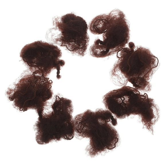 ELAYARD 100pcs Dark Brown Large Hair Nets for Women, Polyester Hair Styling Accessories for Secure Hold