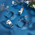 thumbnail image 7 of Bracelet Blanks Stainless Steel Blank Bracelet Cuff Bangle Bracelet for DIY Jewelry Making Customizing Bangle Handmade Bracelets Blanks for Making Presents Stamping Jewelry, 7 of 7