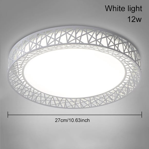 Plafonnier à DEL Nid d'Oiseau Lampe Ronde Luminaires Modernes pour Salon Chambre Cuisine