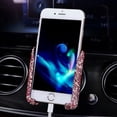 thumbnail image 3 of Soporte para teléfono móvil con salida de aire para coche, con sensor de gravedad de diamante, con hebilla para salida de aire y taladro, 3 of 3